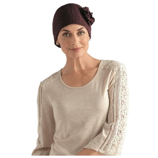 Amoena Bellflower Cap, Grape Ref# 543823