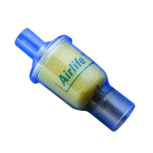 AirLife Hygroscopic Condenser Humidifier 150 to 1500mL Tidal Volume, 15mm Female Connector for Trach