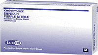 Safeskin Non-Sterile Powder-Free Purple Nitrile Exam Glove Large