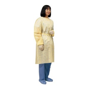 Lightweight Isolation Gown, Yellow, Universal