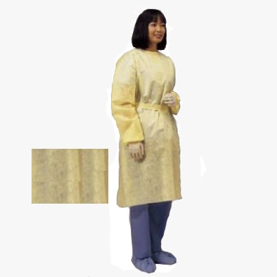 Lightweight Isolation Gown, Yellow, Universal