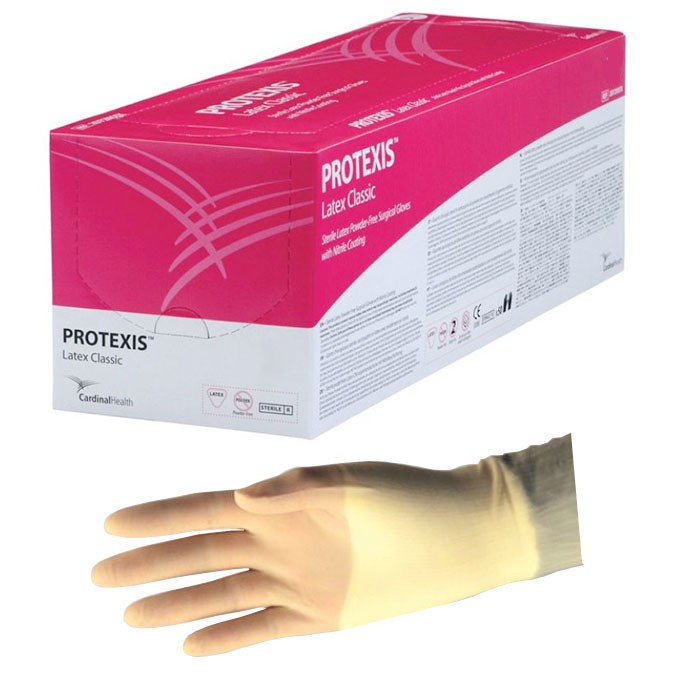 "Protexis Latex Classic Surgical Gloves with Nitrile Coating, 9.8 mil, 8"""