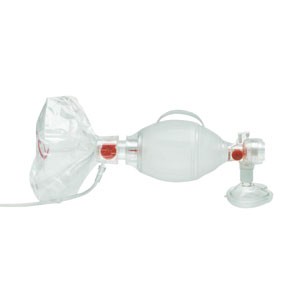 AMBU Bag SPUR II Resuscitator with Child Mask & Oxygen Reservoir, 7' tubing