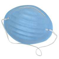 Face Mask, Molded Cone, Blue