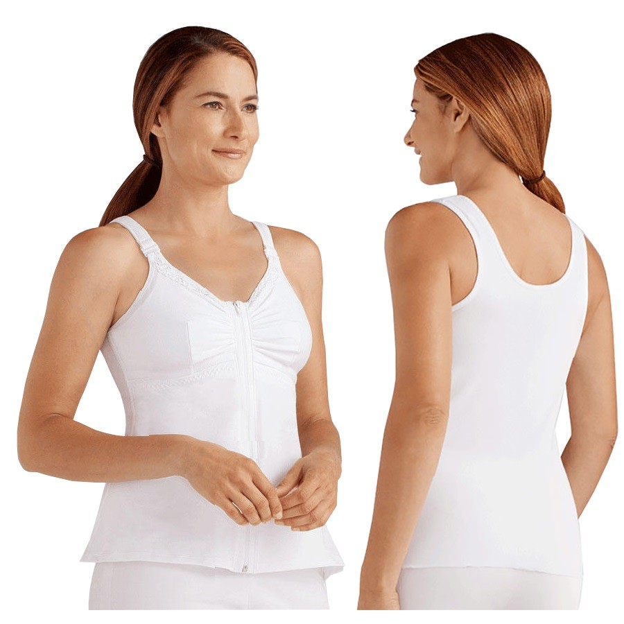 Amoena Hannah Post-Surgical Bra, 4XL, Size C/D (30), White Ref# 528604XCDWH