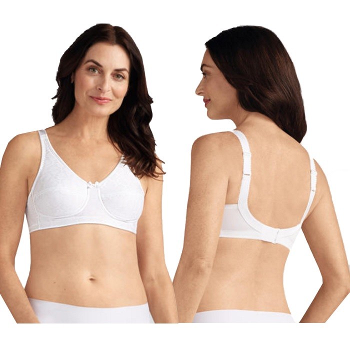 Amoena Bella Wire-Free Bra, Soft Cup, Size 34B, White Ref# 5211434BWH