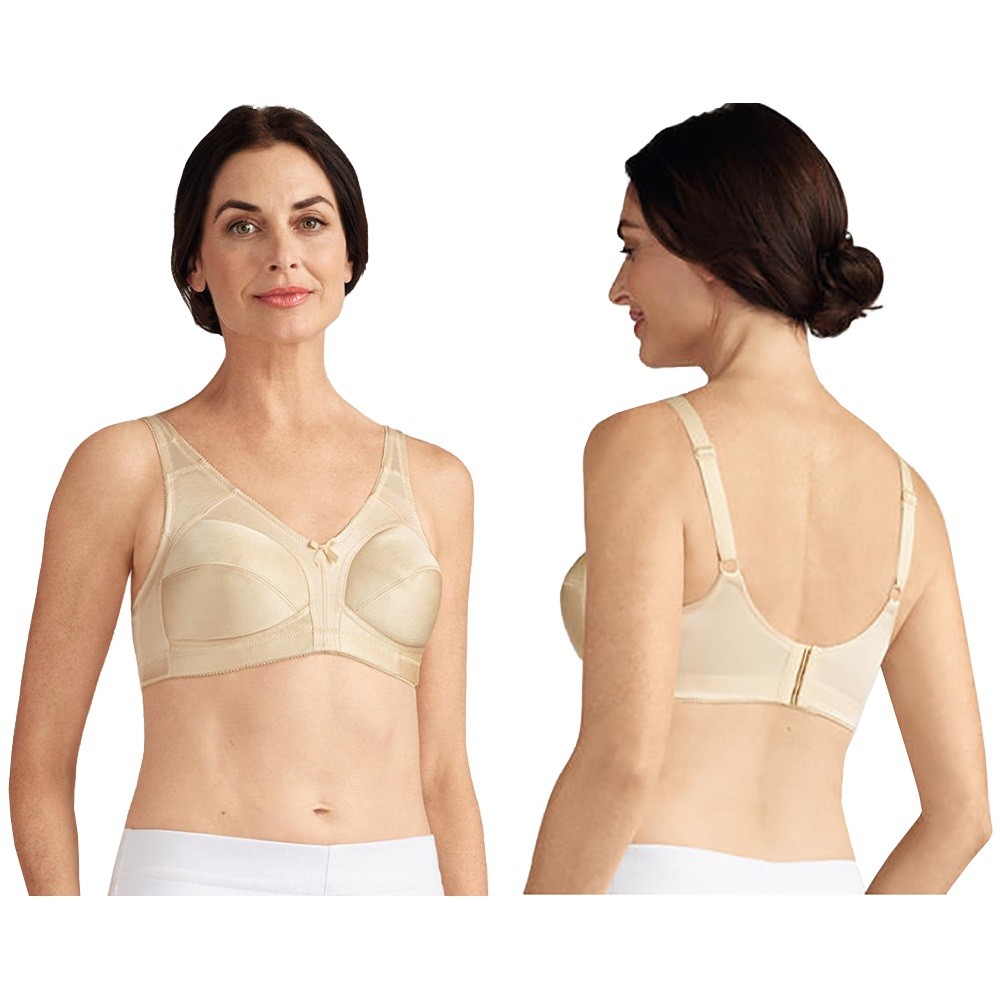 Amoena Ava Wire-Free Bra, Soft Cup, Size 44C, Pearl Beige Ref# 5211544CPB