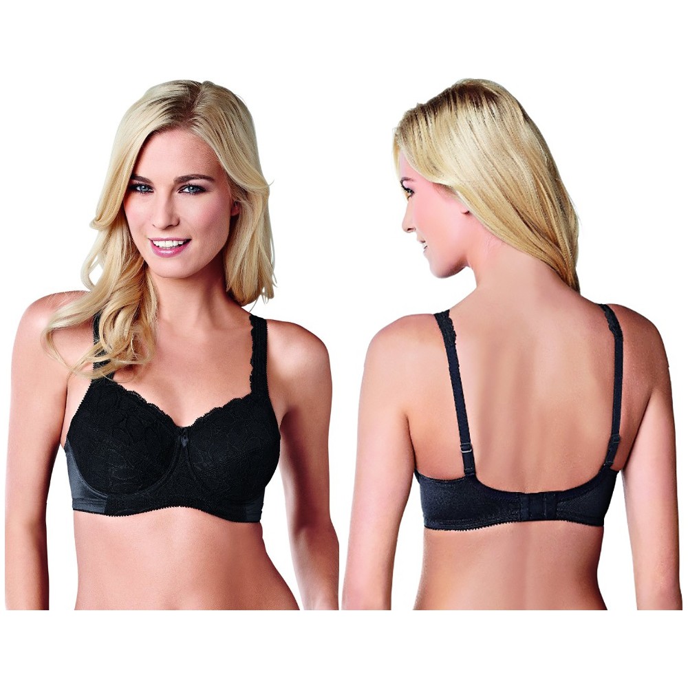 Amoena Rebecca Underwire Bra, Size 40C, Black Ref# 5297240CBK