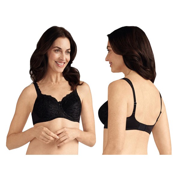Amoena Rebecca Underwire Bra, Size 48B, Black Ref# 5297248BBK