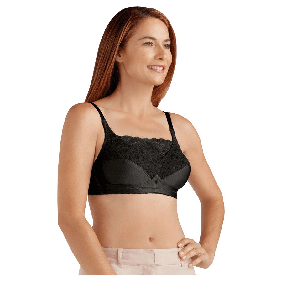 Amoena Isabel Camisole Wire-Free Bra Soft Cup, Size 34A, Black Ref# 5211834ABK