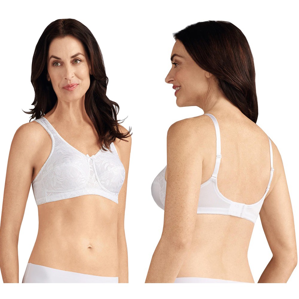 Amoena Ella Wire-Free Bra Soft Cup, Size 40DDD, White Ref# 5213340DDDWH