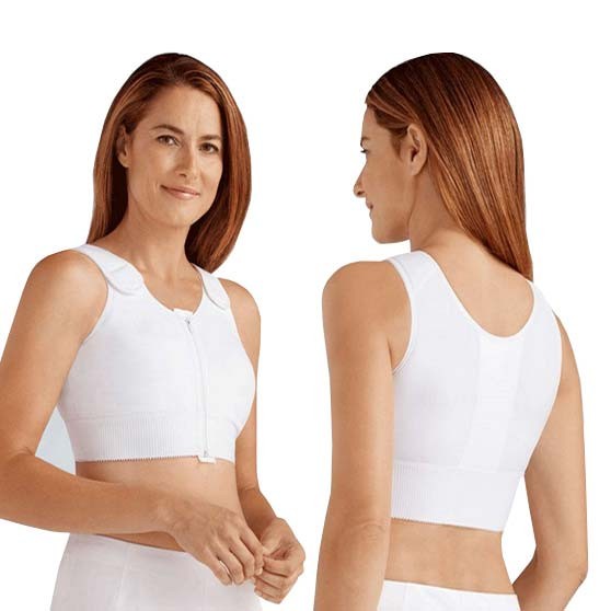 Amoena Patricia Compression Vest, Post-Surgical, Size 36(B/C), White Ref# 52863N36BCWH