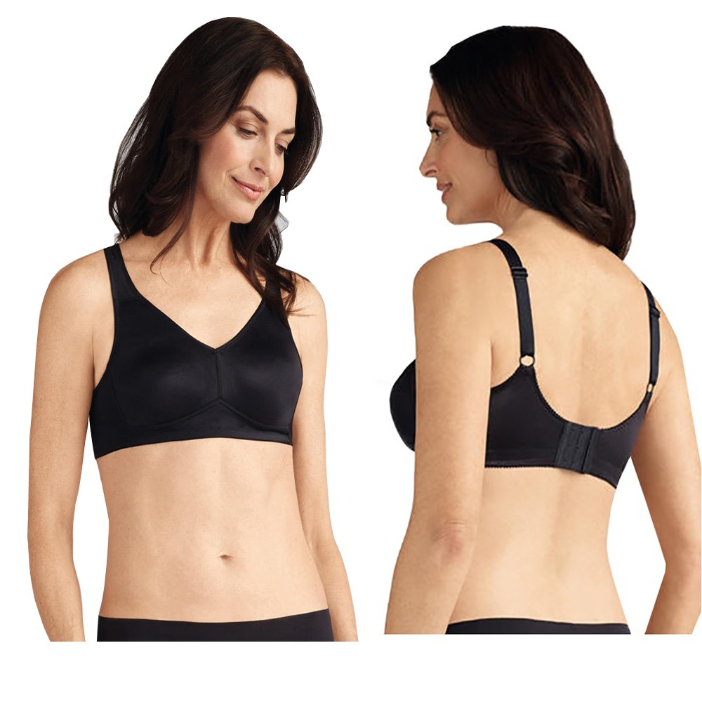 Amoena Marlena Wire-Free bra Soft Cup, Size 40A, Black Ref# 52167N40ABK