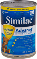 Similac Advance w/Iron Concentrate Retail 13oz.
