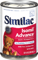 Similac Soy Isomil w/OptiGRO, 13 oz. Can