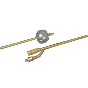 2-Way Silicone-Elastomer Coated Foley Catheter 18 Fr 5 cc
