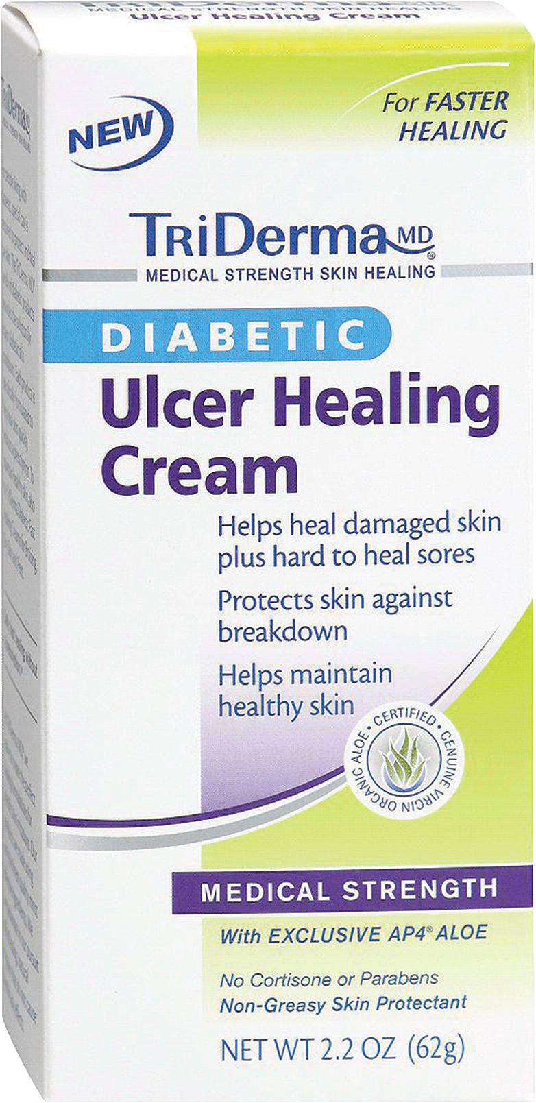 TriDerma Diabetic Ulcer Defense Healing Cream, 2.2 oz.