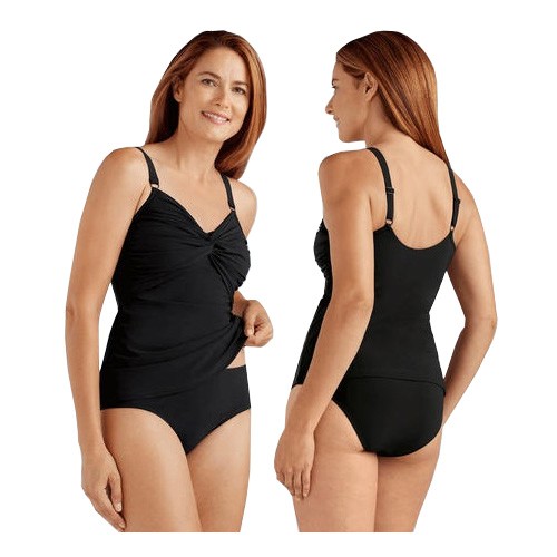 Amoena Black Sea TA Swimsuit Set, Size 8C, Black Ref# 57054008C
