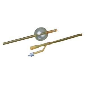 Bardex Lubricath Hematuria 2-Way Latex Foley Catheter 20 Fr 30 cc