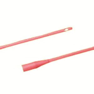 "BARD Red Rubber All-Purpose Urethral Catheter 18 Fr 16"""