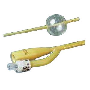 Economy LUBRICATH 2-Way Foley Catheter 18 Fr 5 cc