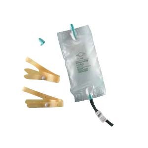Dispoz-a-Bag Leg Bag with Tube, Clamp & Straps, 32 oz.