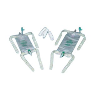 Dispoz-a-Bag Leg Bag with Flip-Flo Valve, Tubing and Straps, 32 oz.