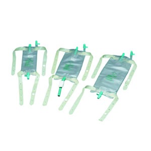 Dispoz-a-Bag Leg Bag with Flip-Flo Valve, Tubing and Straps, 32 oz.