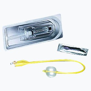 BARDEX Silicone-Elastomer Coated Foley Catheter Kit 18 Fr 5 cc