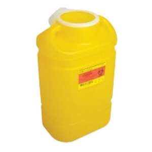 Chemotherapy Sharps Collector, 5 Gallon, Yellow