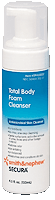 Secura Total Body Foam Cleanser, 4.5 oz. Dispenser