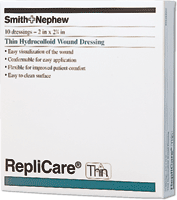 "Replicare Thin Hydrocolloid Dressing 2"" x 2-3/4"""