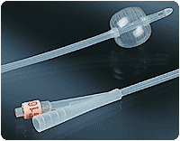 2-Way 100% Silicone Foley Catheter 24 Fr 30 cc