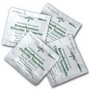 "Antiseptic and Cleansing Towelettes 5"" x 7"""