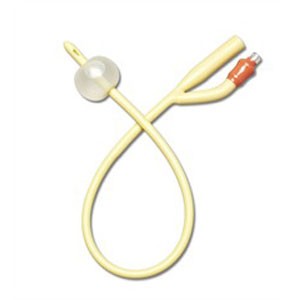2-Way Silicone-Elastomer Coated Foley Catheter 14 Fr 30 cc