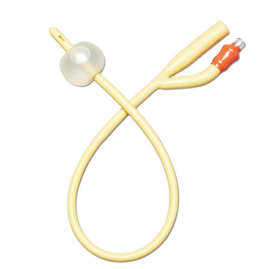 2-Way Silicone-Elastomer Coated Foley Catheter 28 Fr 30 cc
