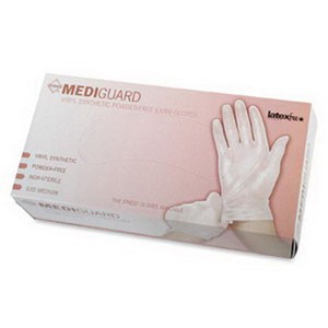 Curad 3g Nonsterile Powder-Free Stretch Synthetic Vinyl Exam Glove X-Small