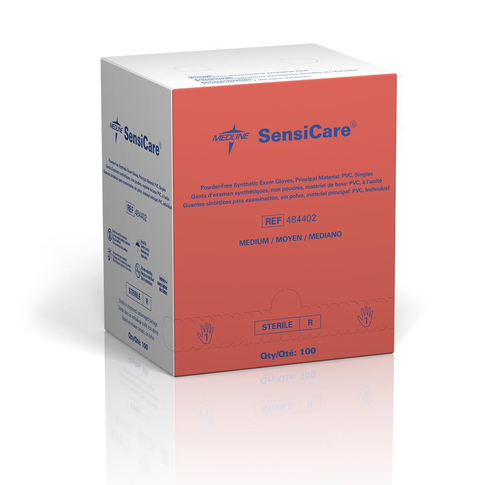 SensiCare Sterile Powder-Free Stretch Vinyl Exam Glove Medium