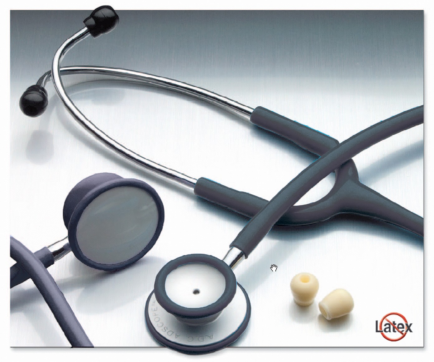 Adscope 609 2-HD Stethoscope, Black, Aluminum