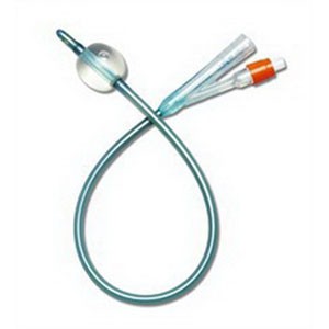 Silvertouch 2-Way Silver Hydrophilic-Coated Silicone Foley Catheter 14 Fr 5 cc