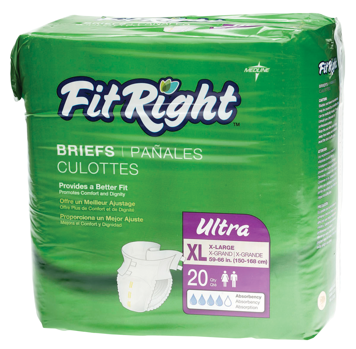 "FitRight Ultra Brief X-Large 59"" - 66"""