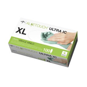 Aloetouch Powder-Free Ultra IC Synthetic Exam Gloves, X-Large