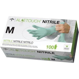 Aloetouch Non-Sterile Powder-Free Nitrile Chemo Exam Glove Large