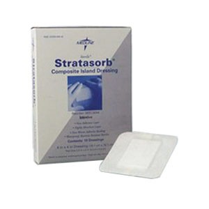 "Stratasorb Composite Island Dressing, 6"" x 6"""