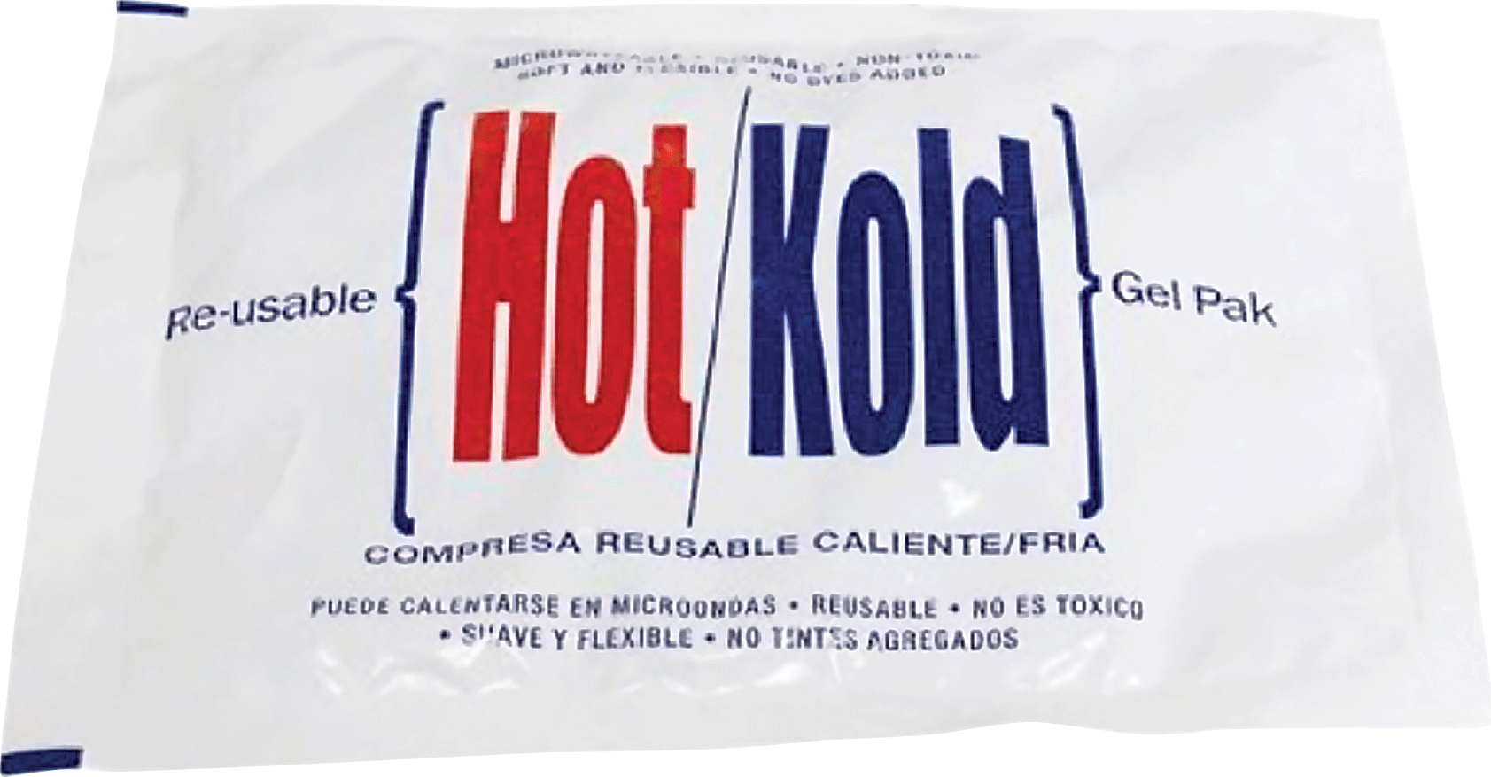 "Hot and Kold Reusable Gel Compress Small and Large, 5-1/4"" x 7-1/4""and 6"" x 8-3/4"""