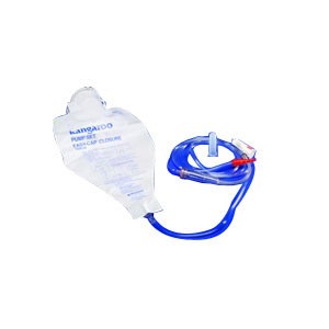 Kangaroo Pump Set with Deluxe 1,200-mL Bag with Easy-Cap Closure