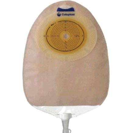 "Sensura 1-Piece Multi-Chamber Urostomy Pouch Flat CTF 3/8"" - 3"", Transparent"