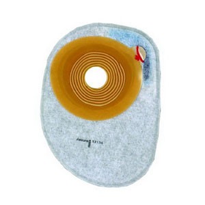 "Assura 1-Piece Closed Pouch Oval Cut-to-Fit 3/4"" - 2-1/8"", Transparent"