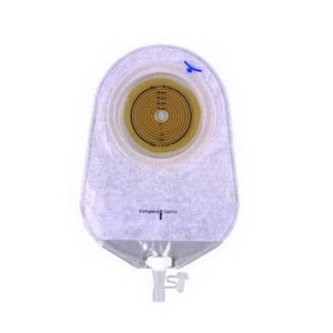 "Assura 1-Piece Non-Convex Extra-Extended Wear Urostomy Pouch Cut-to-Fit 3/8"" - 2-1/4"""