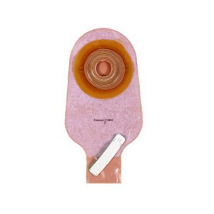 "Assura 1-Piece Drainable Pouch Cut-to-Fit Convex 3/4"" - 1-3/4"", Opaque"